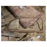 Assorted Vintage Car Parts including Door and Grille