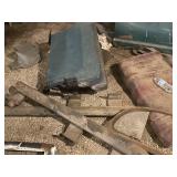 Assorted Vintage Car Parts including Door and Grille