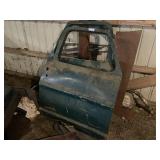 Assorted Vintage Car Parts including Door and Grille