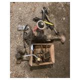 Collection of Used Vintage Automotive Parts and Tools