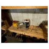 Collection of Used Automotive Parts Including Headlights and Radiator