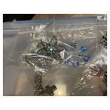 Collection of Costume Jewelry with Pearls and Gemstones