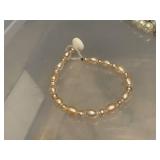 Collection of Costume Jewelry with Pearls and Gemstones