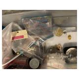 Assorted Decorative Items, Glassware, and Novelty Coins