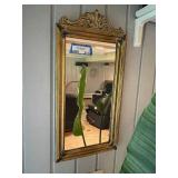 Vintage Ornate Gold Wall Mirror