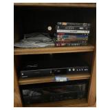 Yamaha Natural Sound AV Receiver RX-V377 and Magnavox HDD DVD Player with 8 DVDs
