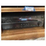 Yamaha Natural Sound AV Receiver RX-V377 and Magnavox HDD DVD Player with 8 DVDs