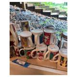 Assorted Holiday Mugs, DÃ©cor, and Glassware Collection
