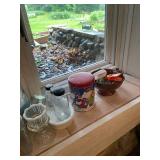 Assorted Holiday Mugs, DÃ©cor, and Glassware Collection