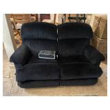 La-Z-Boy Black Recliner Set and Loveseat with Manual Recline