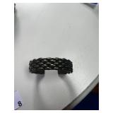 Set of 3 Vintage Cuff Bracelets with Decorative Designs