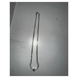 925 Italy Sterling Silver Necklace with Ball Pendant