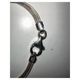 925 Italy Sterling Silver Necklace with Ball Pendant