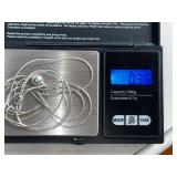 925 Italy Sterling Silver Necklace with Ball Pendant