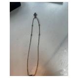 Elegant Silver Opal Pendant Necklace