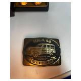 Collection of Vintage Belt Buckles and Cufflinks Set