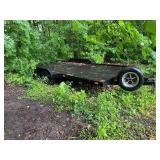 Flatbed Equipment Trailer with Dual Axles