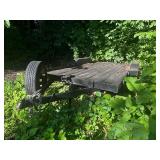 Flatbed Equipment Trailer with Dual Axles