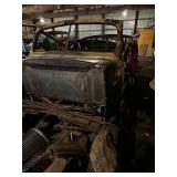 Vintage Hot Rod Coupe Project Car Chassis and Parts Collection