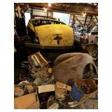 Vintage Hot Rod Coupe Project Car Chassis and Parts Collection
