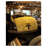 Vintage Hot Rod Coupe Project Car Chassis and Parts Collection