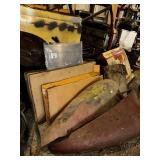 Vintage Hot Rod Coupe Project Car Chassis and Parts Collection