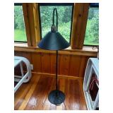 Pair of Black Metal Floor Lamps