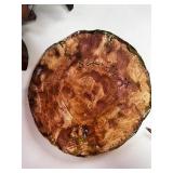 Collection of 6 Sun Face Metal and Ceramic Wall Plaques with Wreath