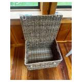 Woven Seagrass Storage Basket with Lid