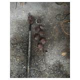 Rustic Handmade Antique Garden Decor Stakes Set