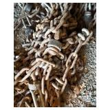 Set of Heavy Duty Rusted Tire Chains