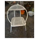 Pair of Vintage Metal Patio Chairs