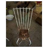 Pair of Vintage Metal Patio Chairs