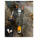 Poulan Pro High Output Engine Trimmer, WORX Blower, and Chainsaw Kit