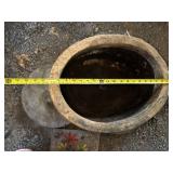 Decorative Concrete Planter and Stepping Stone Set