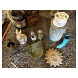 Assorted Concrete Outdoor Decor Pieces