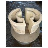 Assorted Concrete Outdoor Decor Pieces