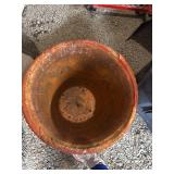 Set of Decorative Ceramic Planters and Birdbath