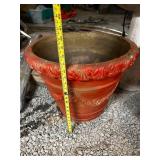 Set of Decorative Ceramic Planters and Birdbath