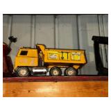 Assortment of Vintage Toy Trucks and Tractors