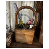 Collection of Vintage and Rustic Garden Tools with Carrying Box