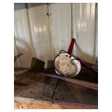 Collection of Vintage and Rustic Garden Tools with Carrying Box