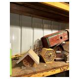 Collection of Handcrafted Birdhouses and Insect Hotels
