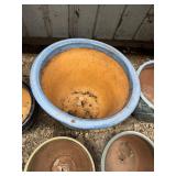 Lot of 5 Assorted Ceramic Planters with Unique Designs