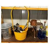 Collection of Vintage Metal and Ceramic Items