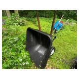 Used Garden Wheelbarrow with Dual Handles