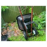 Used Garden Wheelbarrow with Dual Handles