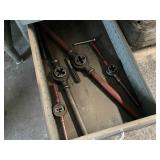 Collection of Tap and Die Tools in Drawer