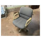 Used Swivel Office Chair with Armrests