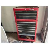 Craftsman Red Tool Chest with Assortment of Hand Tools